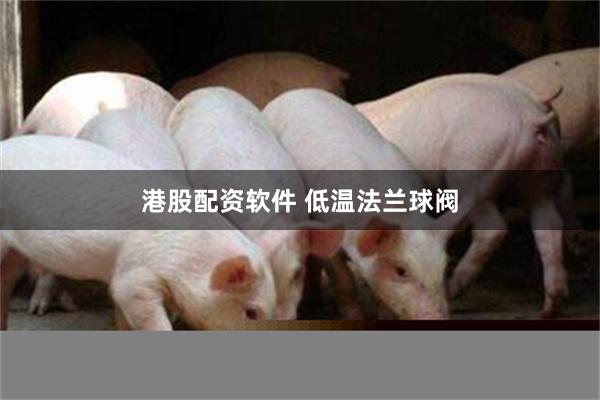 港股配资软件 低温法兰球阀
