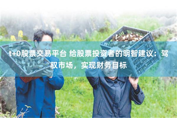 t+0股票交易平台 给股票投资者的明智建议：驾驭市场，实现财务目标