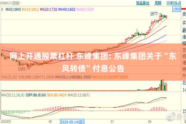 网上开通股票杠杆 东峰集团: 东峰集团关于“东风转债”付息公告