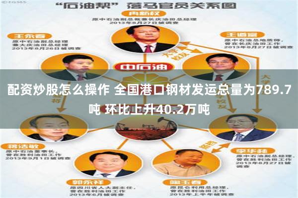 配资炒股怎么操作 全国港口钢材发运总量为789.7吨 环比上升40.2万吨