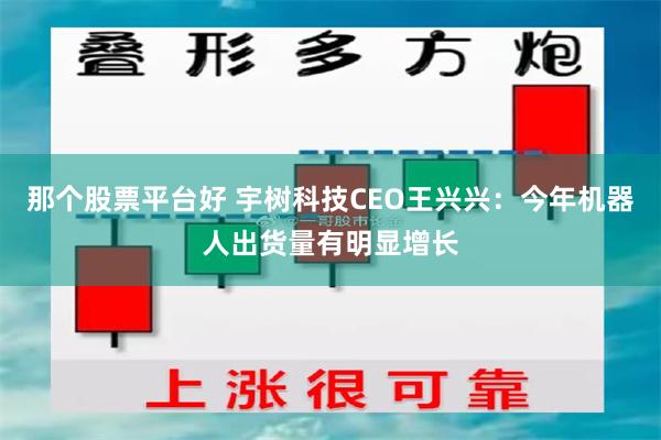 那个股票平台好 宇树科技CEO王兴兴：今年机器人出货量有明显增长