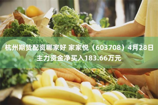 杭州期货配资哪家好 家家悦（603708）4月28日主力资金净买入183.66万元